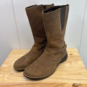 Merrell Womens Everyday Rugged Comfy Suede Mid Calf Boots Size 10 Brown Autumn